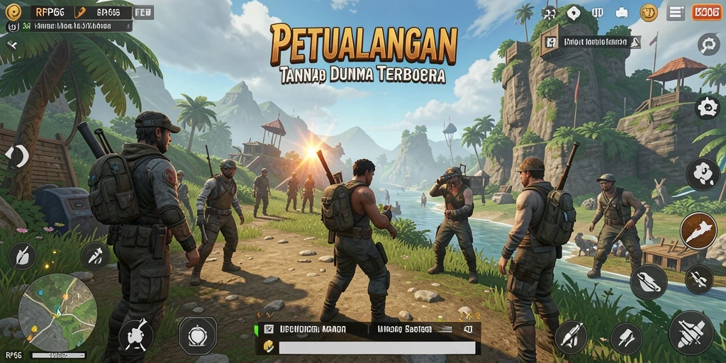Gameplay RP66 yang memukau di dunia terbuka.